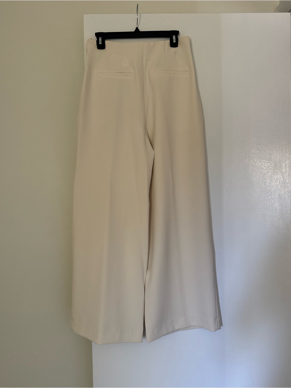 H&M Wide-Leg Cream Palazzo Pants - US 6 - Picture 5 of 7